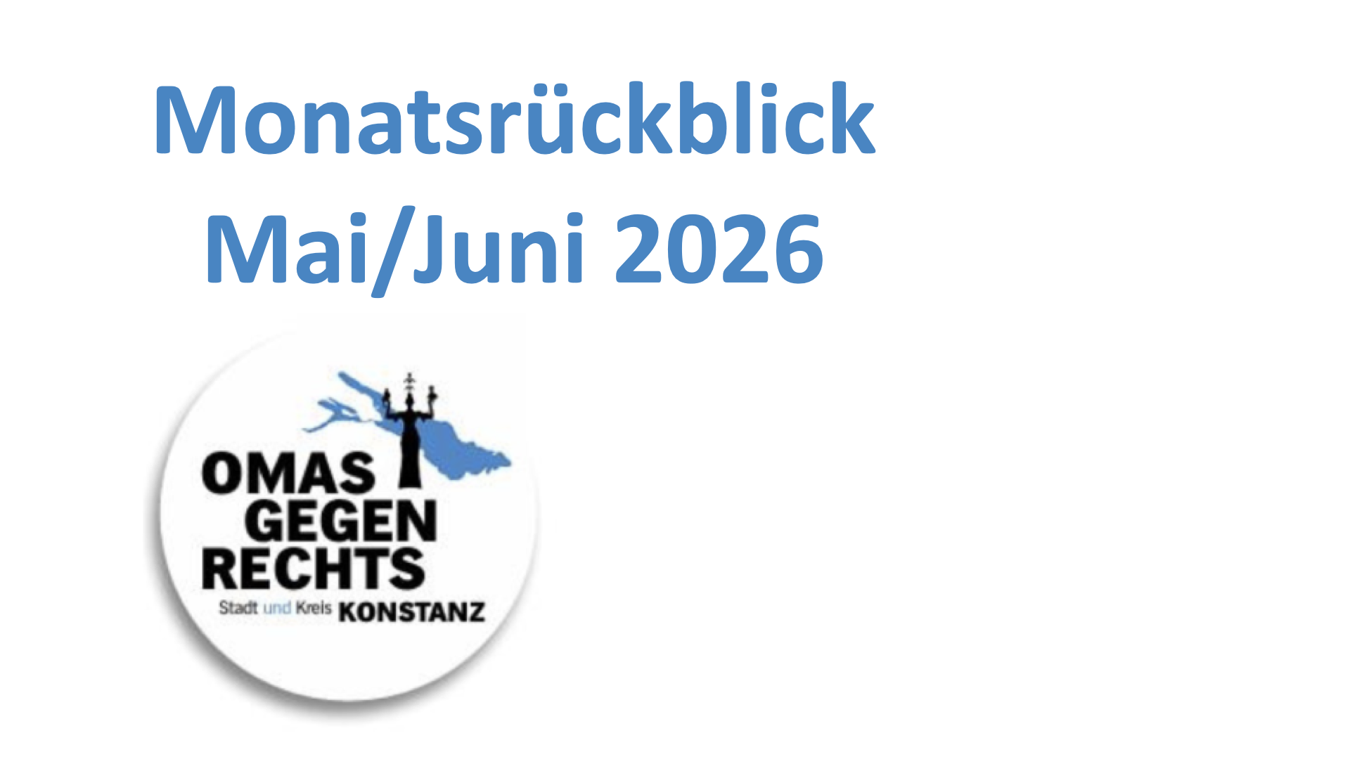 Monatsrückblick Mai/Juni 2026